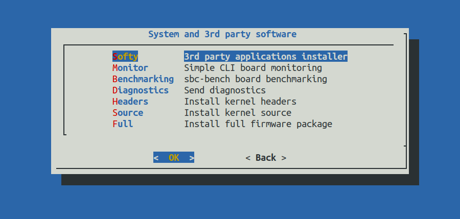 System and 3rd party software